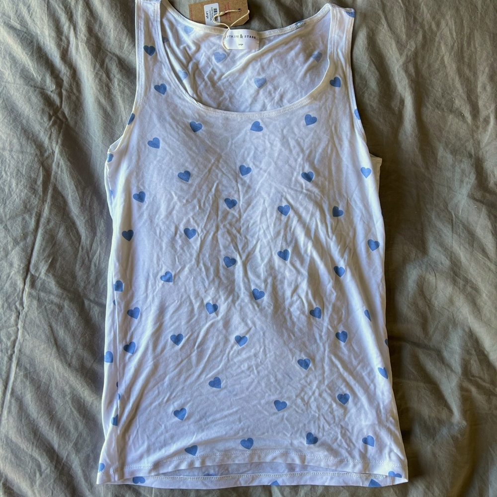 stripe&stare lounge tank